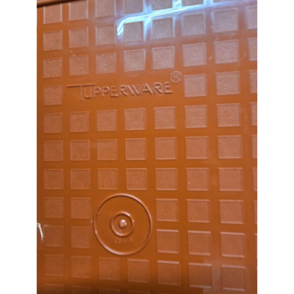 Tupperware Large Season Serve Meat Marinator Container Paprika Vintage MCM - Picture 6 of 11